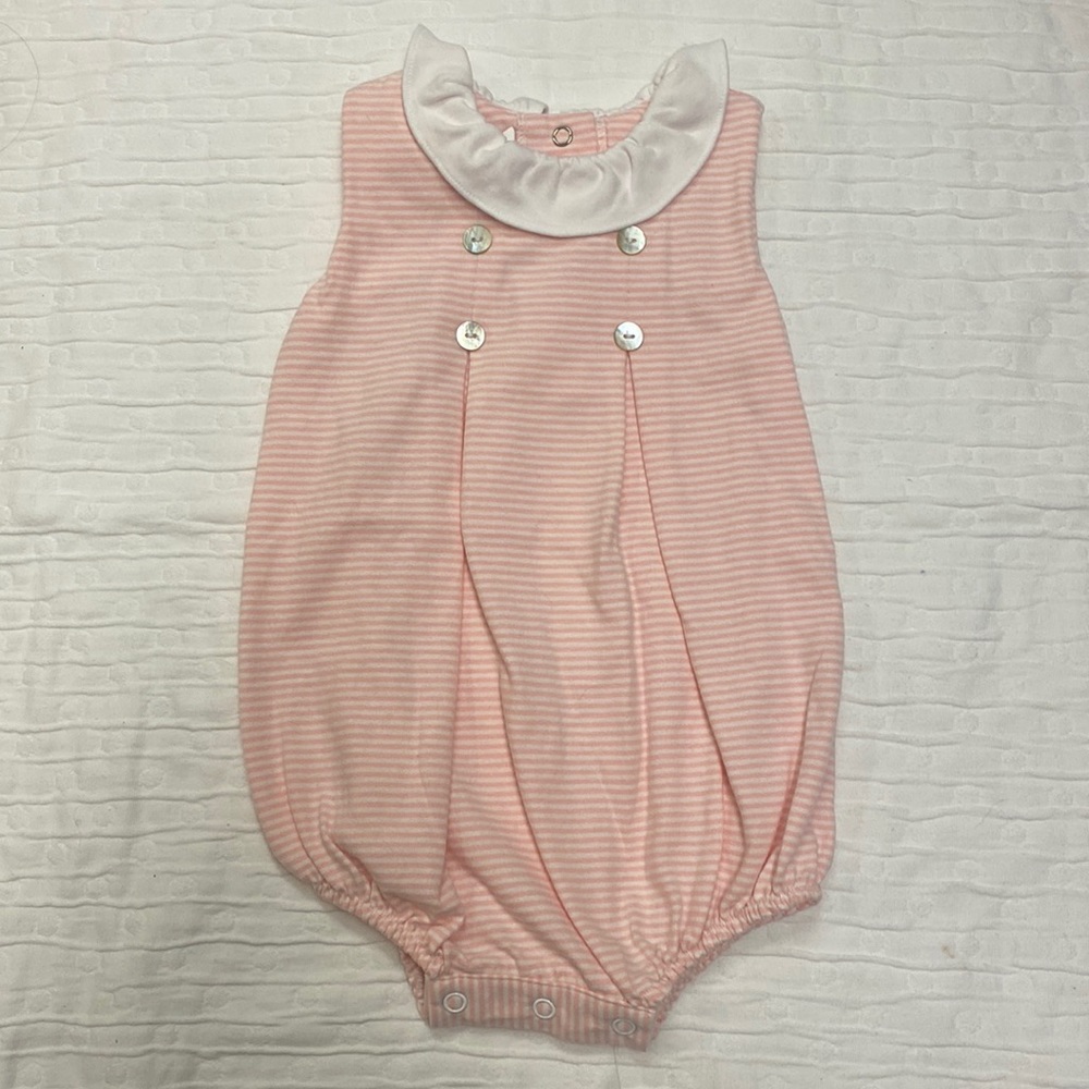 Bella Bliss Sleeveless Pink & White Bubble